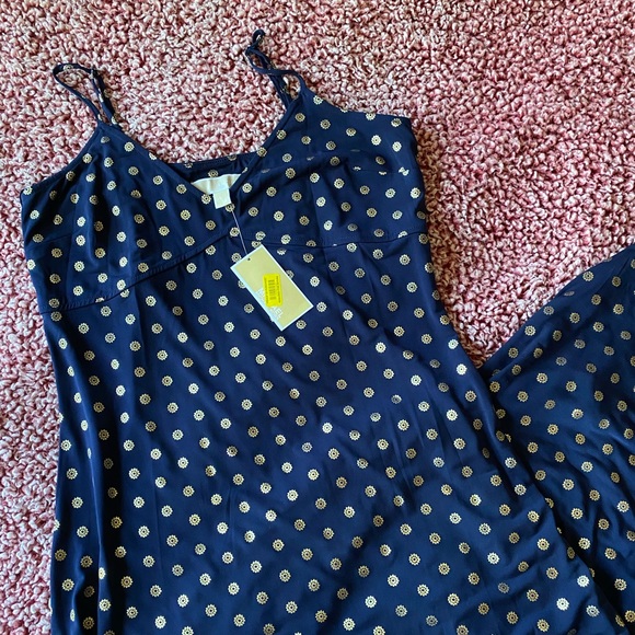 MICHAEL Michael Kors Dresses & Skirts - NWT MICHAEL Michael Kors navy/gold maxi dress